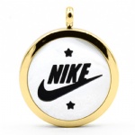 Stainless Steel Aromatherapy Oil Diffuser Locket Pendants DP147