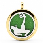 Stainless Steel Aromatherapy Oil Diffuser Locket Pendants DP148