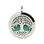 Stainless Steel Aromatherapy Oil Diffuser Locket Pendants DP151