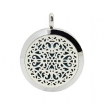 Stainless Steel Aromatherapy Oil Diffuser Locket Pendants DP153
