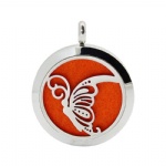 Stainless Steel Aromatherapy Oil Diffuser Locket Pendants DP157