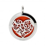 Stainless Steel Aromatherapy Oil Diffuser Locket Pendants DP158