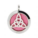 Stainless Steel Aromatherapy Oil Diffuser Locket Pendants DP159