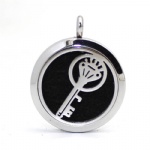 Stainless Steel Aromatherapy Oil Diffuser Locket Pendants DP160