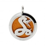 Stainless Steel Aromatherapy Oil Diffuser Locket Pendants DP162