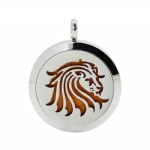 Stainless Steel Aromatherapy Oil Diffuser Locket Pendants DP163