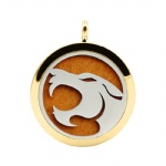 Stainless Steel Aromatherapy Oil Diffuser Locket Pendants DP164