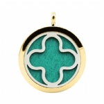 Stainless Steel Aromatherapy Oil Diffuser Locket Pendants DP166