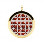 Stainless Steel Aromatherapy Oil Diffuser Locket Pendants DP168