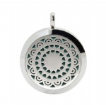 Stainless Steel Aromatherapy Oil Diffuser Locket Pendants DP171