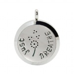 Stainless Steel Aromatherapy Oil Diffuser Locket Pendants DP173