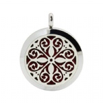 Stainless Steel Aromatherapy Oil Diffuser Locket Pendants DP176