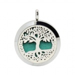 Stainless Steel Aromatherapy Oil Diffuser Locket Pendants DP178
