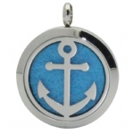 Stainless Steel Aromatherapy Oil Diffuser Locket Pendants DP182