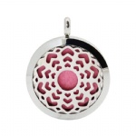Stainless Steel Aromatherapy Oil Diffuser Locket Pendants DP183