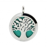 Stainless Steel Aromatherapy Oil Diffuser Locket Pendants DP184