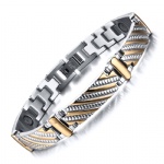 New European Style Magnetic Health Bracelets Make Your Own Stainless Steel Bracelets SBRM-079