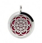 Stainless Steel Aromatherapy Oil Diffuser Locket Pendants DP194