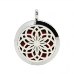 Stainless Steel Aromatherapy Oil Diffuser Locket Pendants DP198