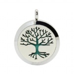 Stainless Steel Aromatherapy Oil Diffuser Locket Pendants DP199