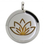 Stainless Steel Aromatherapy Oil Diffuser Locket Pendants DP200