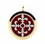 Stainless Steel Aromatherapy Oil Diffuser Locket Pendants DP205