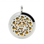Stainless Steel Aromatherapy Oil Diffuser Locket Pendants DP217