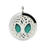Stainless Steel Aromatherapy Oil Diffuser Locket Pendants DP219