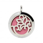 Stainless Steel Aromatherapy Oil Diffuser Locket Pendants DP220