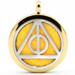 Stainless Steel Aromatherapy Oil Diffuser Locket Pendants DP224