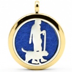 Stainless Steel Aromatherapy Oil Diffuser Locket Pendants DP225