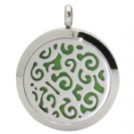 Stainless Steel Aromatherapy Oil Diffuser Locket Pendants DP230