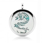 Stainless Steel Aromatherapy Oil Diffuser Locket Pendants DP231