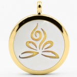 Stainless Steel Aromatherapy Oil Diffuser Locket Pendants DP233