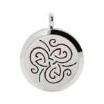 Stainless Steel Aromatherapy Oil Diffuser Locket Pendants DP237