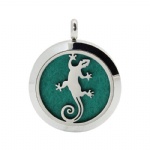 Stainless Steel Aromatherapy Oil Diffuser Locket Pendants DP239