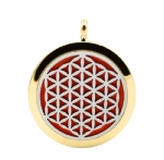 Stainless Steel Aromatherapy Oil Diffuser Locket Pendants DP240