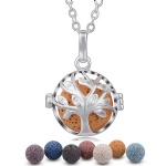 HBL002 Popular Silver Plated Tree Cage Angel Caller for Lava Stone Pendants
